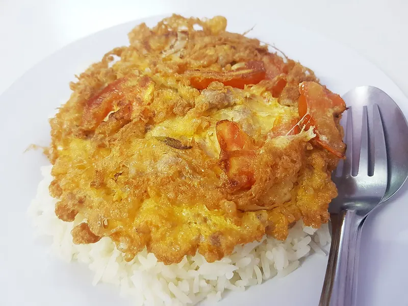 ไข่เจียวหมูสับ